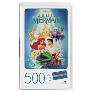 Blockbuster VHS Style Disney The Little Mermaid Ariel Nostalgia Puzzle BRAND NEW